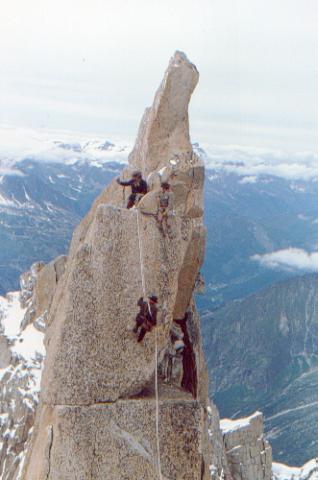 Descente du grand Gendarme